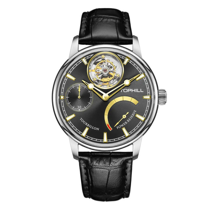 TOPHILL TU013G automatic tourbillon watch model TU013G.PB1051